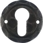 Halc&ouml; - Zylinderrosette Sill - Pz, &Oslash; 50 Mm, Verzinkt Schwarz Passiviert