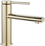 Rea - Waschbeckenarmatur Oval Gold Niedrig