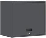 Vidaxl Wall Cabinet For Garage With Gas-lift Door Anthracite