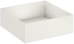 Vidaxl Garden Planter White 60 X 60 X 20 Cm Cold-rolled Steel