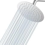 Regendusche 20cm Geb&uuml;rstetes Nickel, 8 Zoll Edelstahl, Wassersparend,