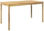 Gartenbar-tisch Laren Wei&szlig; 196 X 100 X 105 Cm Massivholz Akazie Vidaxl