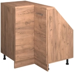 Dachschr&auml;genschrank Eckschrank Rion, Goldkraft Eiche, 75.6 X 81.6 Cm Mit 1 T&uuml;r,