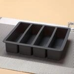 Silikonform F&uuml;r Butter Mit Deckel, Rechteckig, 4er-set, F&uuml;r Pudding, Seife,