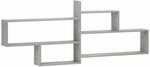 Vidaxl Wall Shelf Concrete Grey 168.5 X 17 X 68 Cm Engineered Wood