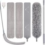 Teleskop Staubwedel Set Mikrofaser, Biegsam, Waschbar, 3tlg.