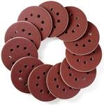Schleifpapier 125mm Klett 8-loch P120 F&uuml;r Exzenterschleifer (110 St&uuml;ck)