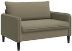 Xxl-sessel Khaki Samt Vidaxl