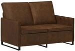 2-sitzer Sofa Braun 130 X 81 X 82 Cm Kunstwildleder Vidaxl