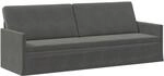 3-sitzer Sofa Dunkelgrau 220 X 81 X 82 Cm Cordstoff Vidaxl