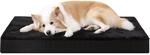 Orthop&auml;disches Hundebett L 90x55cm, Waschbar, Abnehmbarer Bezug, Rutschfest