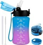 Trinkflasche Kinder 350ml Mit Strohhalm, Bpa-frei, Auslaufsicher, Mit...