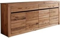 Sideboard Wildeiche / Zerreiche Natur Ge&ouml;lt 202x43x80 (bxtxh) Montiert Montreux 152