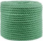 Vidaxl Jute Rope 10 Mm 100 M Green 100% Tossa Jute