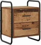 H&auml;ngender Nachttisch Altholz 40 X 30 X 50 Cm Holzwerkstoff Vidaxl