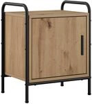 Vidaxl Bedside Cabinet Artisan Oak 40 X 30 X 50 Cm Engineered Wood