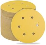 Schleifpapier 150mm Klett 6-loch 600er K&ouml;rnung F&uuml;r Exzenterschleifer 50 St&uuml;ck