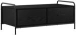 Vidaxl Coffee Table Black Oak 99.5 X 49 X 41 Cm Engineered Wood