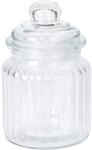 Geriffeltes Glas Mit Deckel