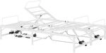 Elektrisch Verstellbares Bettgestell Wei&szlig; 120 X 200 Cm Stahl Vidaxl