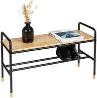 Schuhregal Mit Bambusablage Loft, 80 X 50 X 33,5 Cm Wenko