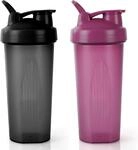 Protein Shaker 600ml Mit Messskala, Henkel & Edelstahl-kugel, Bpa-frei,...