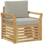 Outdoor-sofagarnitur Polyester Wei&szlig; Vidaxl