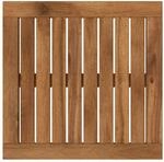 Vidaxl Table Top 40.5 X 40 X 2 Cm Rectangular Solid Acacia Wood