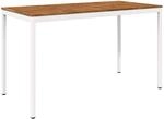 Vidaxl Garden Bar Table Naarden Natural And White 180 X 88.5 X 105 Cm