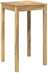 Gartenbar-tisch Laren Wei&szlig; Gewaschen 60 X 60,5 X 105 Cm Vidaxl