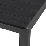 Inda-exclusiv - Alu Polywood Gartentisch Anthrazit/schwarz