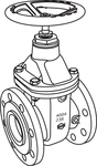 Wilo Absperrschieber Flansch Dn 100, Aus En-gjl-250