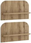 Wandregal 2 Stk. Artisan-eiche 60 X 13.5 X 37.5 Cm Vidaxl