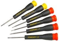 Stanley - Set Mit 6 Pr&auml;zisions-schraubendrehern Std + Phil