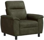 Sofa Olivegr&uuml;n 95 X 90 X 95 Cm Kunstwildleder Vidaxl