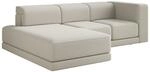 Selsey Novals - Ecksofa L-form, 4-sitzer, Links, Chenille Greige, 278 Cm