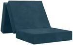 Klappsofa Bett 75 X 63 X 45 Cm Blau Vidaxl
