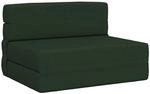 Klappsofa Bett Dunkelgr&uuml;n 70 X 72 X 60 Cm Stoff Vidaxl