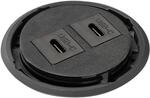 Evoline One 2fach Usb Charger C+c, Schwarz Dm 59 Mm