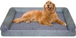 Orthop&auml;disches Hundebett Wasserdicht Mit Memory-schaum & U-form, 75x50x15 Cm