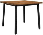 Vidaxl Live Edge Dining Table 90 X 90 X 75 Cm Solid Acacia Wood