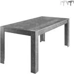 Esstisch 180x90cm Modern Marmoroptik Excelsior - Schwarz