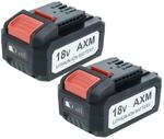 Vhbw 2x Akku Kompatibel Mit Flex Lithium Power 18 V Werkzeug (4000 Mah, Li-ion,...