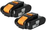 Vhbw 2x Akku Kompatibel Mit Rockwell Rk1807k2, Rk1806k2, Rd2872, Rd2873, Rd2865,