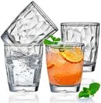 Acryl Trinkgl&auml;ser 300ml, 4er-set, Transparent, Unzerbrechlich, Stapelbar