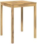 Gartenbar-tisch Laren Wei&szlig; Gewaschen 80 X 80,5 X 105 Cm Vidaxl