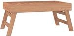 Klapptablett 55x35x25 Cm Massivholz Teak Vidaxl