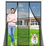 Magnetischer Fliegengitter F&uuml;r Doppelt&uuml;ren 125x235cm, Insektenschutz Mit...