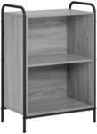 B&uuml;cherregal 55,5 X 33 X 174 Cm Holzwerkstoff Sonoma-grau Vidaxl