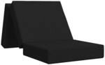 Klappsofa Bett 75 X 63 X 45 Cm Schwarz Vidaxl